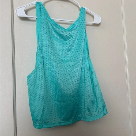 NWT Victoria's Secret PINK Aqua Mesh Tank size M - Picture 3 of 5